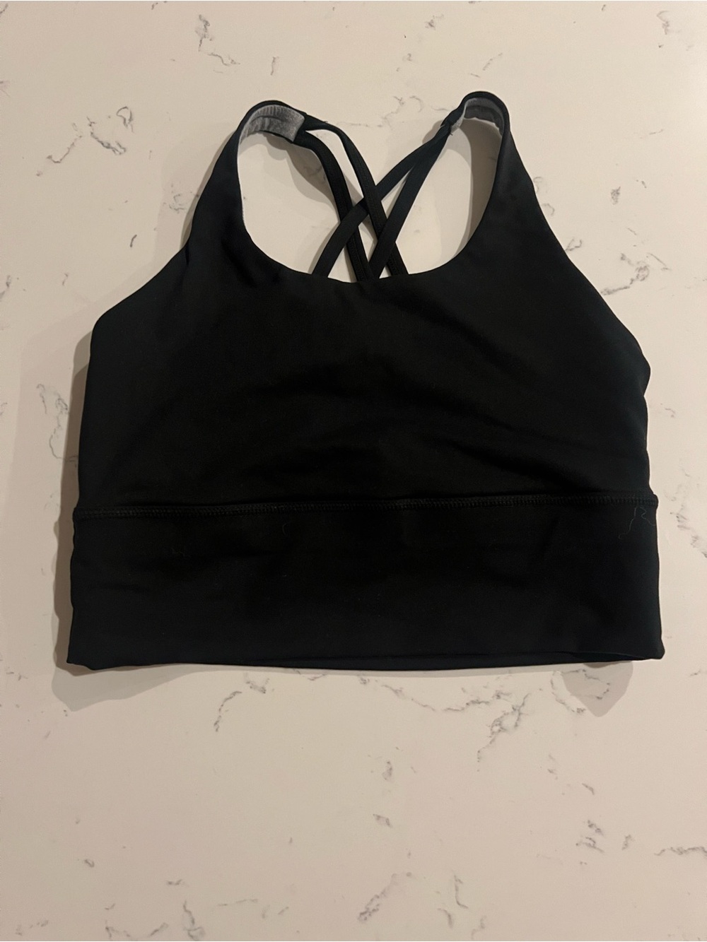 Born Primitive Black Crisscross Longline Sports Bra